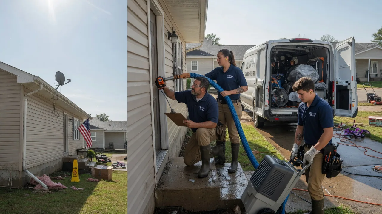Ceiling Water Damage Restoration in Ancona, IL near me